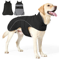 HKM-7973949 Stylish Traction Dog Coat in Black, Red, or Brown - Sizes XS to XL