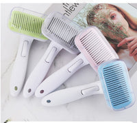 HKM-7974973 Pet Hair Removal Comb with Ergonomic Handle and Rust-Free Stainless Steel Teeth