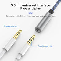 HKM-797587 USB-C to 3.5mm Aux Audio Adapter Cable for Headphones