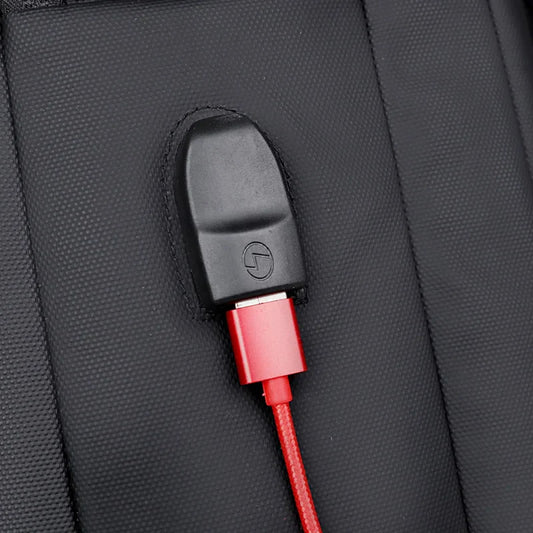 HKM-797651 Large Capacity USB Charging Laptop Backpack for Outdoor Business and Travel