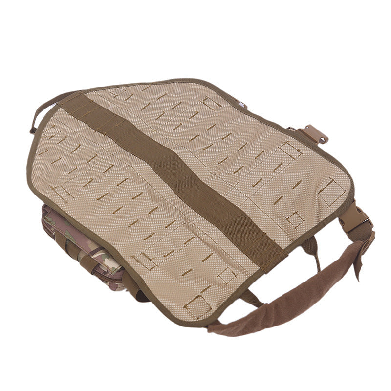 HKM-7977533 Tactical Dog Clothing Made of 1000D Nylon, Waterproof and Quick Drying, with Durable Zippers and Buckles