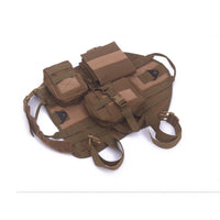 HKM-7977533 Tactical Dog Clothing Made of 1000D Nylon, Waterproof and Quick Drying, with Durable Zippers and Buckles