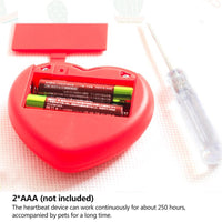 HKM-7978813 Heartbeat Plush Toy for Pets - Comforting Sleep Aid for Dogs and Cats with Built-in Heartbeat Device