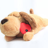 HKM-7978813 Heartbeat Plush Toy for Pets - Comforting Sleep Aid for Dogs and Cats with Built-in Heartbeat Device