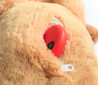 HKM-7978813 Heartbeat Plush Toy for Pets - Comforting Sleep Aid for Dogs and Cats with Built-in Heartbeat Device