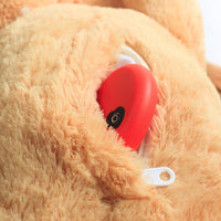 HKM-7978813 Heartbeat Plush Toy for Pets - Comforting Sleep Aid for Dogs and Cats with Built-in Heartbeat Device