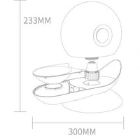 HKM-7979325 Automatic Cat Drinking Fountain with 2.8L Water Capacity and Transparent Container
