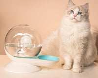 HKM-7979325 Automatic Cat Drinking Fountain with 2.8L Water Capacity and Transparent Container