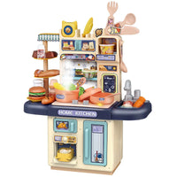 HKM-798035 Luxury Pretend Play Cooking Table with Spraying Mist - Educational Kids' Toy for Memory and Motor Skills Development