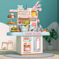 HKM-798035 Luxury Pretend Play Cooking Table with Spraying Mist - Educational Kids' Toy for Memory and Motor Skills Development
