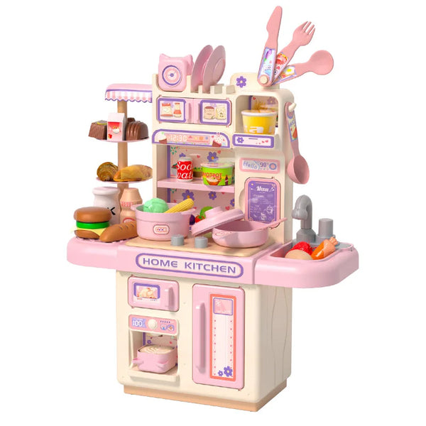 HKM-798035 Luxury Pretend Play Cooking Table with Spraying Mist - Educational Kids' Toy for Memory and Motor Skills Development