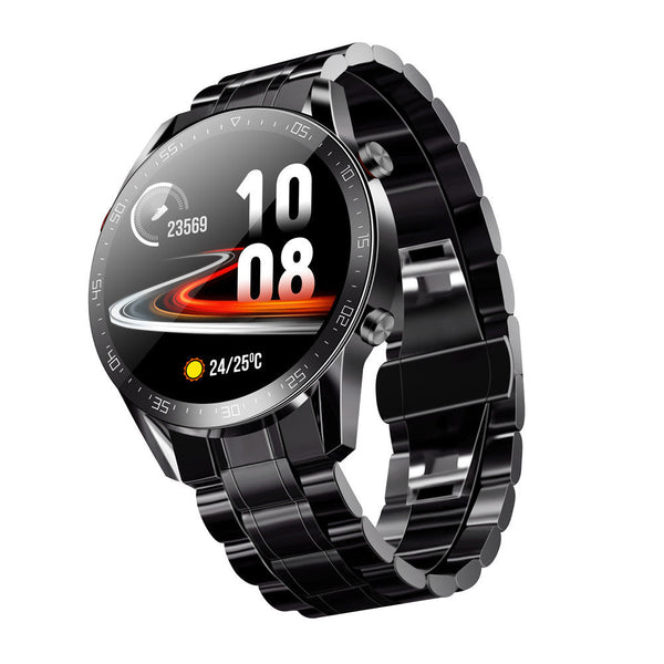 HKM-798099 Stylish Bluetooth Health Monitoring Watch with Steel Band for Business and Everyday Use