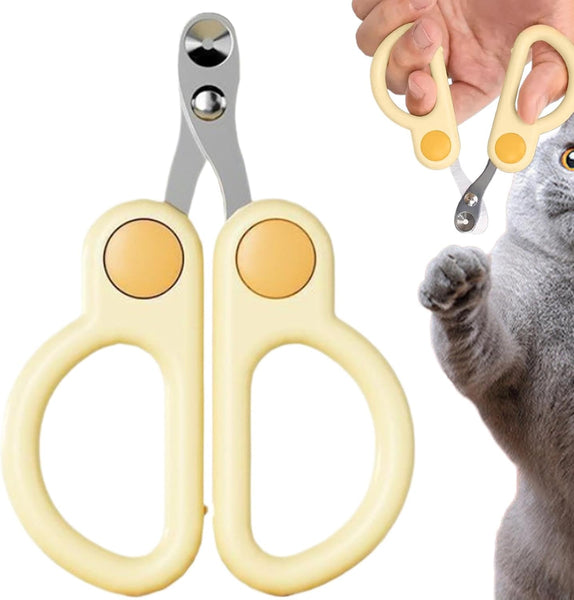 HKM-7982909 Portable Cat Nail Clippers for Easy Grooming of Cats, Kittens, Puppies, and Small Dogs ¨C Durable Stainless Steel Design