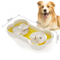 HKM-7983293 Dog Slow Feeder Bowl with Anti-Choking Design for Large Breeds - 3-in-1 Puzzle Bowl for Healthy Eating Habits