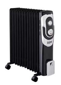 HKM-798355 Electric Oil Filled Radiator Heater - 9, 11, or 13 Fins, 2000W with Adjustable Thermostat for Large Rooms