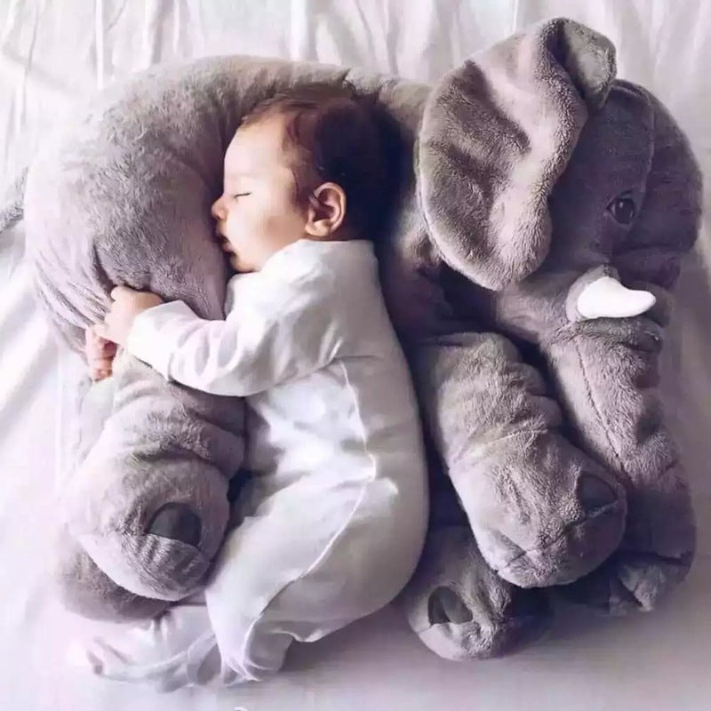 HKM-798419 Soft Comfort Elephant Plush Toy Sleep Pillow in Various Sizes and Colors
