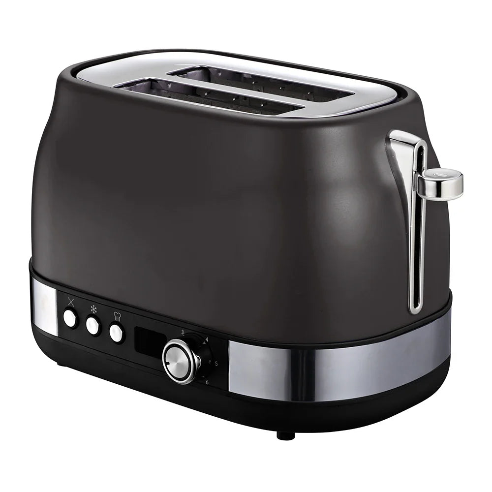HKM-798483 LED Display Time Smart Toaster for 2 Slices – Commercial Pop-up Toaster