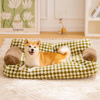 HKM-7984957 Plush Removable and Washable Pet Kennel for All Seasons - Multiple Colors Available