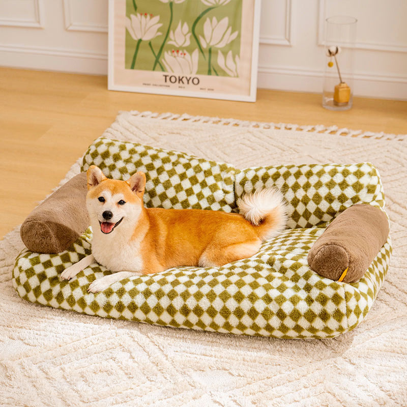 HKM-7984957 Plush Removable and Washable Pet Kennel for All Seasons - Multiple Colors Available