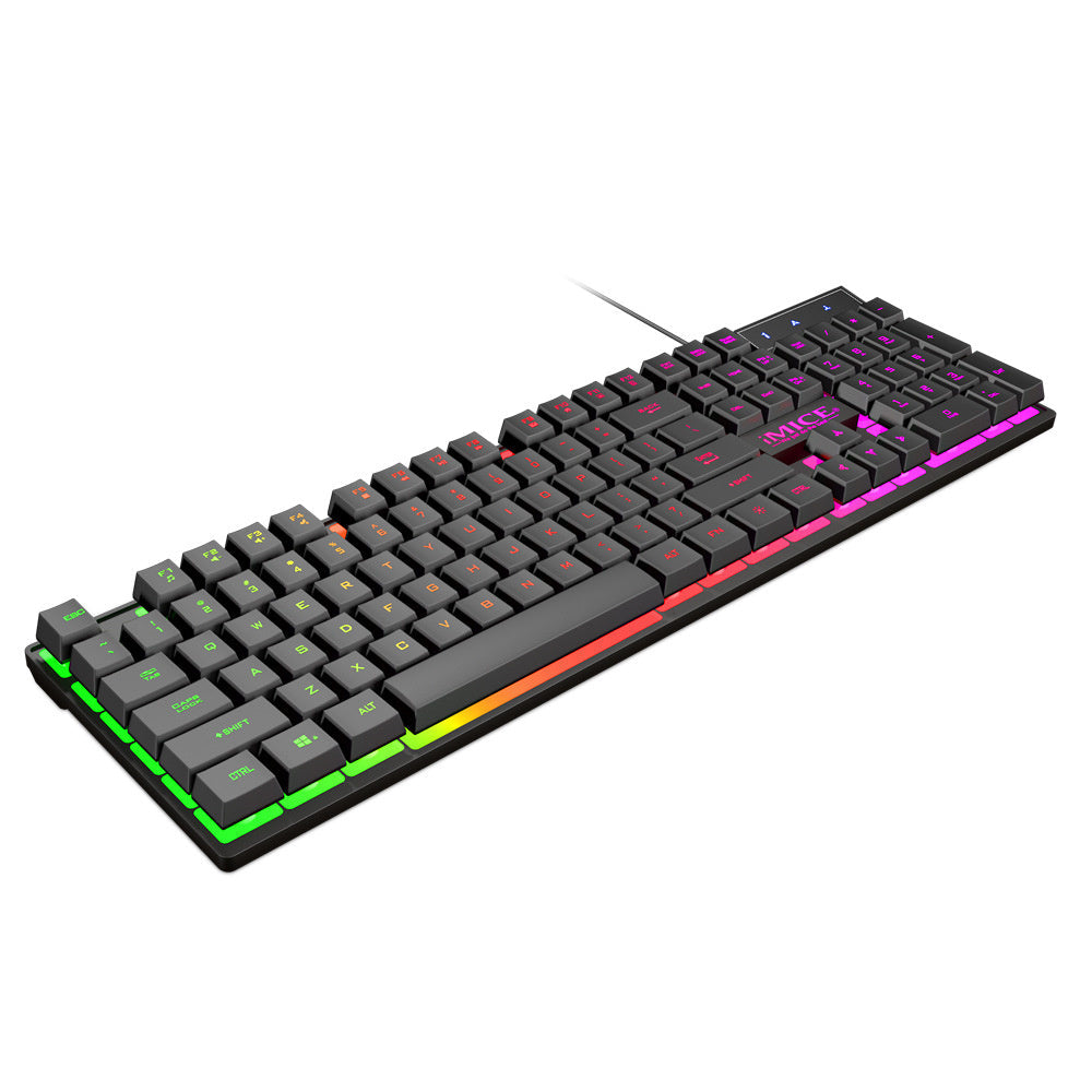 HKM-798611 USB Wired Gaming Keyboard with Backlight and Multimedia Functions - Model AK-600