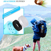 HKM-7986365 Portable Dog Water Bowl and Food Container Dispenser for Pets on the Go