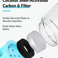 HKM-7986365 Portable Dog Water Bowl and Food Container Dispenser for Pets on the Go