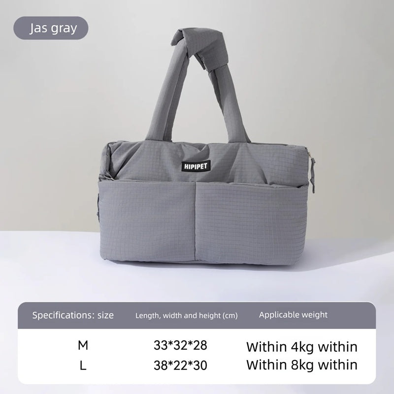 HKM-7987133 Portable Dog Car Seat with Adjustable Safety Leash for Small Pets - Soft Cushion Design with Waterproof Exterior