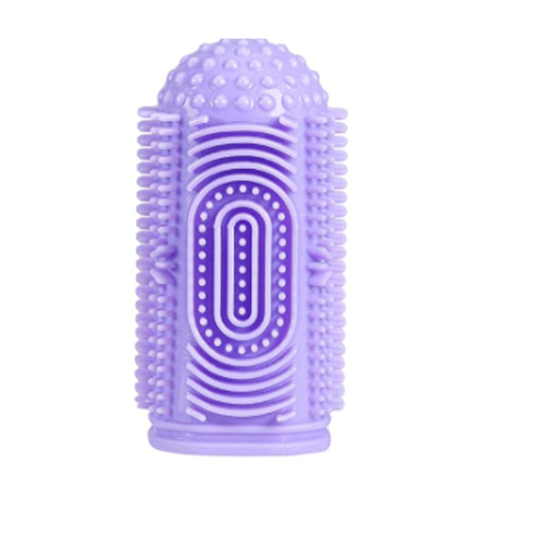 HKM-7988157 360° Silicone Dog and Cat Toothbrush Kit with Finger Brush for Effective Dental Care and Fresh Breath