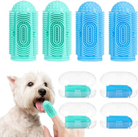 HKM-7988157 360° Silicone Dog and Cat Toothbrush Kit with Finger Brush for Effective Dental Care and Fresh Breath