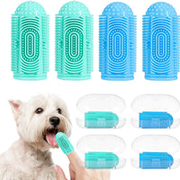 HKM-7988157 360° Silicone Dog and Cat Toothbrush Kit with Finger Brush for Effective Dental Care and Fresh Breath