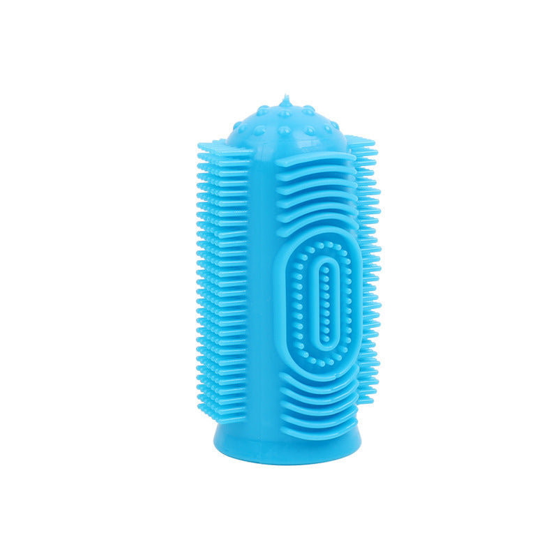 HKM-7988157 360° Silicone Dog and Cat Toothbrush Kit with Finger Brush for Effective Dental Care and Fresh Breath