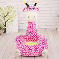 HKM-7988925 Cartoon Animal Pet Sofa - Giraffe, Bear, Dog, Frog, Monkey, Elephant, Duck, Turtle Options