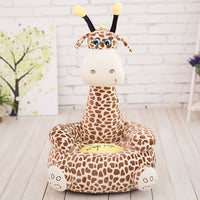 HKM-7988925 Cartoon Animal Pet Sofa - Giraffe, Bear, Dog, Frog, Monkey, Elephant, Duck, Turtle Options