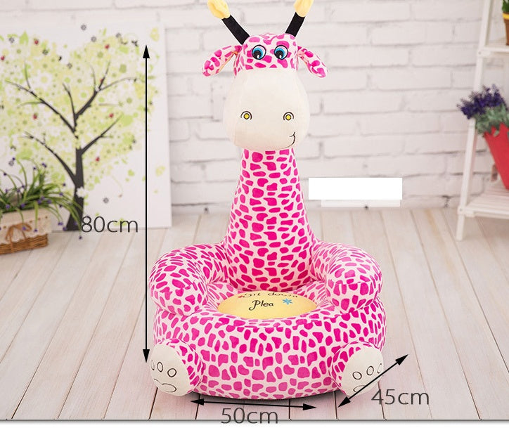 HKM-7988925 Cartoon Animal Pet Sofa - Giraffe, Bear, Dog, Frog, Monkey, Elephant, Duck, Turtle Options
