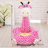 HKM-7988925 Cartoon Animal Pet Sofa - Giraffe, Bear, Dog, Frog, Monkey, Elephant, Duck, Turtle Options