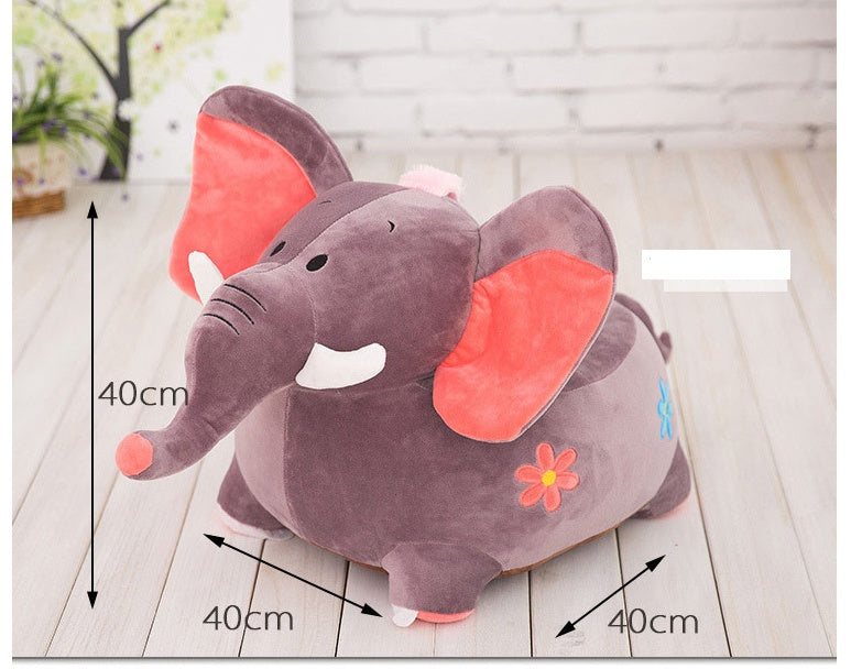 HKM-7988925 Cartoon Animal Pet Sofa - Giraffe, Bear, Dog, Frog, Monkey, Elephant, Duck, Turtle Options