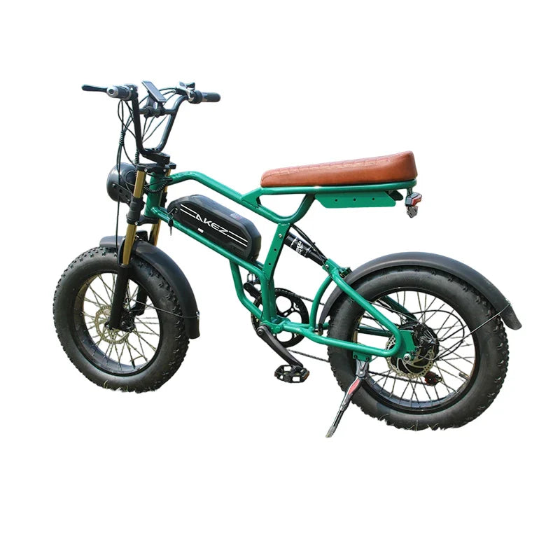 HKM-799059 Electric Road Bike, 48V 13Ah, 500W Motor, 7-Speed, High Carbon Steel Frame, 20" Wheels, Fat Tires, Ideal for Commuting