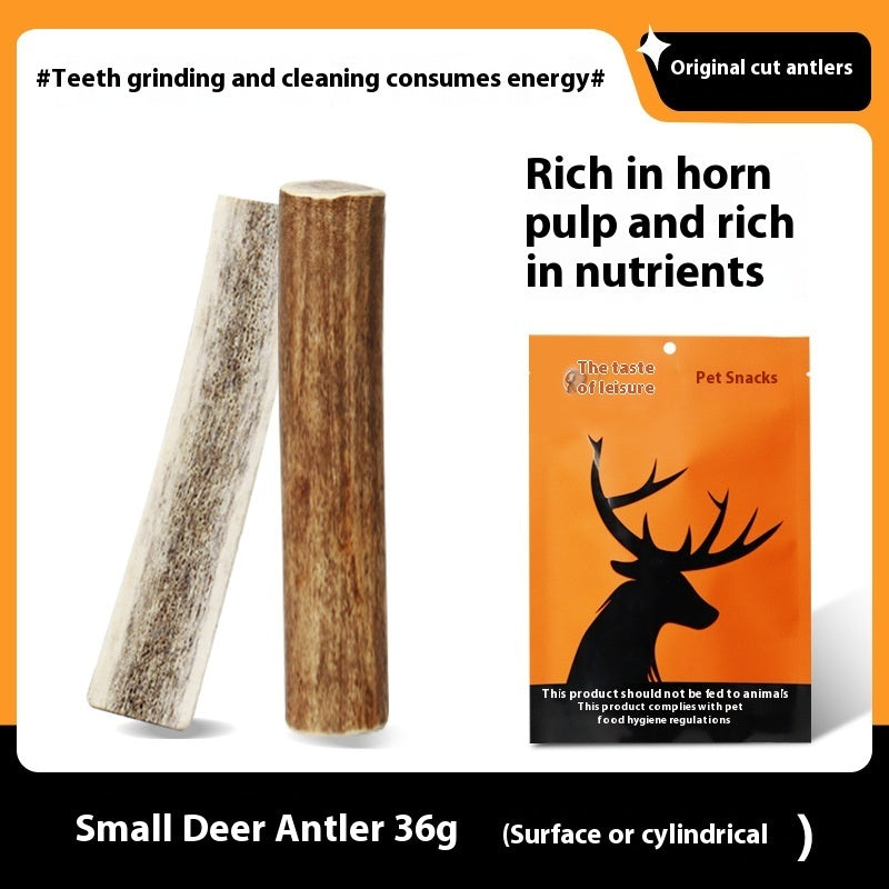 HKM-7990717 Bite-Resistant Antler Chews for Dental Health - Small, Medium, Large Options
