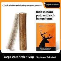 HKM-7990717 Bite-Resistant Antler Chews for Dental Health - Small, Medium, Large Options