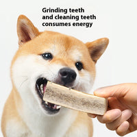 HKM-7990717 Bite-Resistant Antler Chews for Dental Health - Small, Medium, Large Options