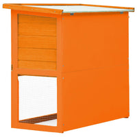 HKM-7992253 Wooden Rabbit Hutch with 1 Door and Cozy Interior for Small Animals