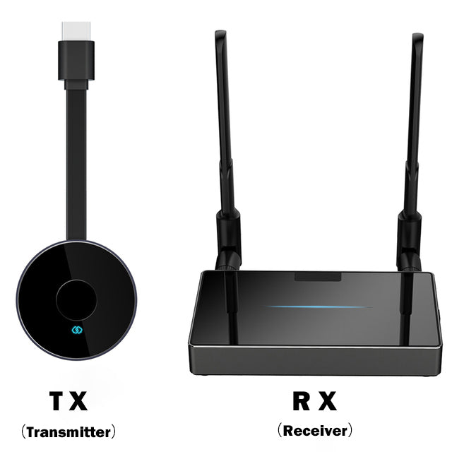 HKM-799251 Wireless HDMI to VGA Screen Transmitter - 50 Meters, 4 Senders to 1 Receiver