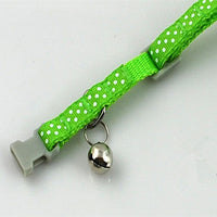HKM-7992637 Adjustable Pet Collar for Cats and Dogs - Available in Green and Yellow
