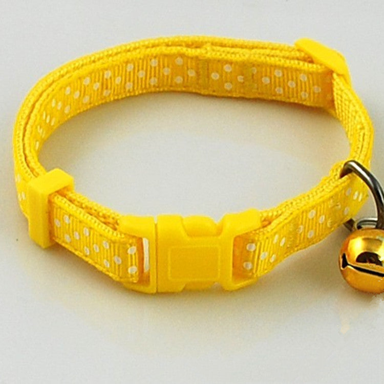 HKM-7992637 Adjustable Pet Collar for Cats and Dogs - Available in Green and Yellow