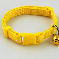 HKM-7992637 Adjustable Pet Collar for Cats and Dogs - Available in Green and Yellow