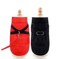 HKM-7993021 Waterproof Cold Burst Dog Vest Coat - Red & Black for All Sizes (XS-2XL)