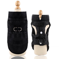 HKM-7993021 Waterproof Cold Burst Dog Vest Coat - Red & Black for All Sizes (XS-2XL)