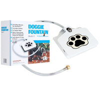 HKM-7996477 Automatic Outdoor Drinking Fountain for Dogs and Cats - Iron Water Feeder with PVC Hose