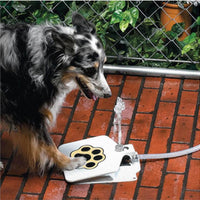 HKM-7996477 Automatic Outdoor Drinking Fountain for Dogs and Cats - Iron Water Feeder with PVC Hose