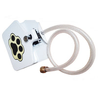 HKM-7996477 Automatic Outdoor Drinking Fountain for Dogs and Cats - Iron Water Feeder with PVC Hose